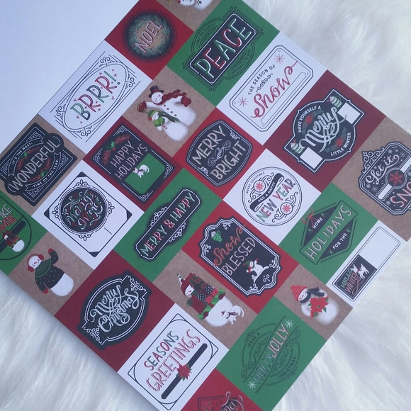 Holiday Say Freeze Paper Pad by Craft Smart - Picture 5 of 11